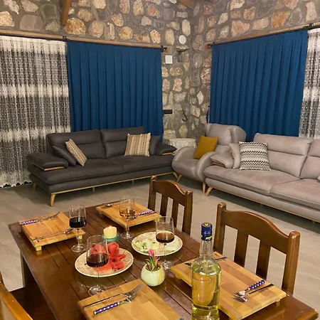 别墅 Luxury Stone House With Turkish Hamam, Sauna, Indoor And Outdoor Pool In Fethiye