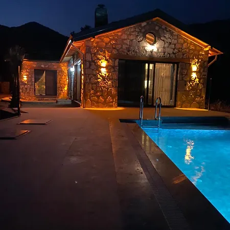 Luxury Stone House With Turkish Hamam, Sauna, Indoor And Outdoor Pool In Fethiye * 穆拉