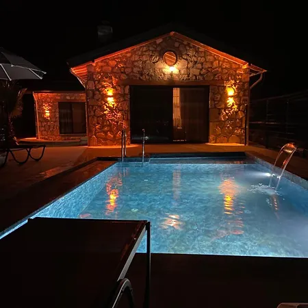 别墅 Luxury Stone House With Turkish Hamam, Sauna, Indoor And Outdoor Pool In Fethiye *