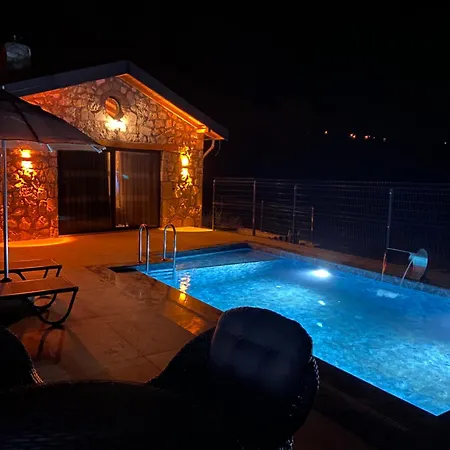 别墅 Luxury Stone House With Turkish Hamam, Sauna, Indoor And Outdoor Pool In Fethiye 穆拉
