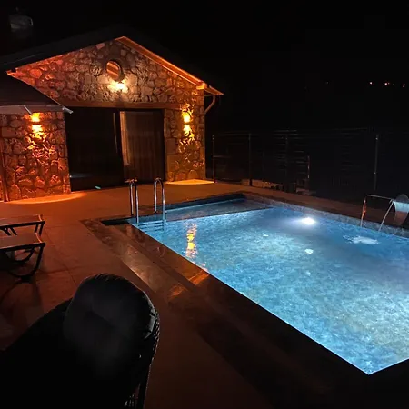 Luxury Stone House With Turkish Hamam, Sauna, Indoor And Outdoor Pool In Fethiye 穆拉