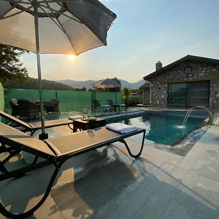 Luxury Stone House With Turkish Hamam, Sauna, Indoor And Outdoor Pool In Fethiye * 穆拉