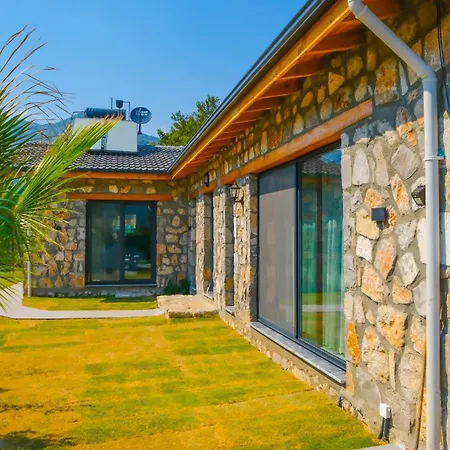 别墅 Luxury Stone House With Turkish Hamam, Sauna, Indoor And Outdoor Pool In Fethiye