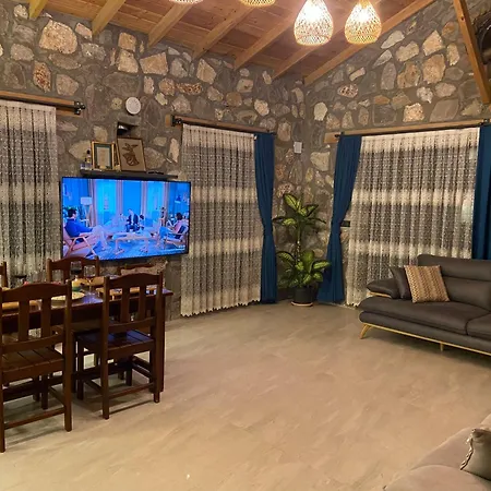 Luxury Stone House With Turkish Hamam, Sauna, Indoor And Outdoor Pool In Fethiye * Muğla