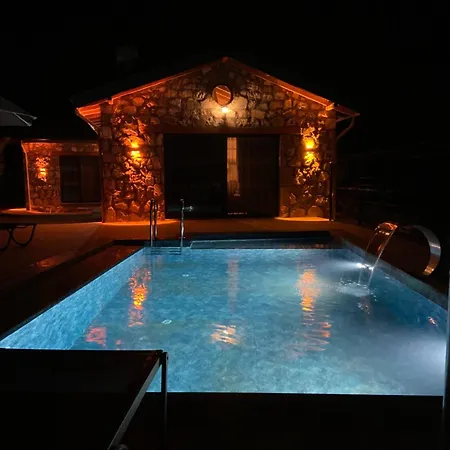 Luxury Stone House With Turkish Hamam, Sauna, Indoor And Outdoor Pool In Fethiye Vilă Muğla