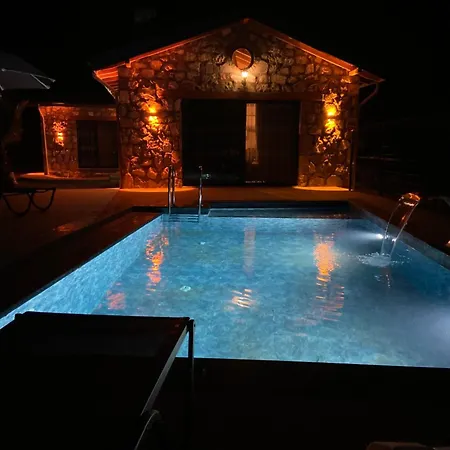 Luxury Stone House With Turkish Hamam, Sauna, Indoor And Outdoor Pool In Fethiye Villa Mugla