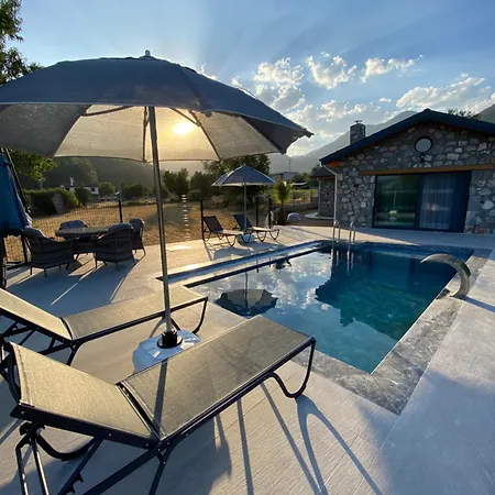 Вилла Luxury Stone House With Turkish Hamam, Sauna, Indoor And Outdoor Pool In Fethiye Мугла